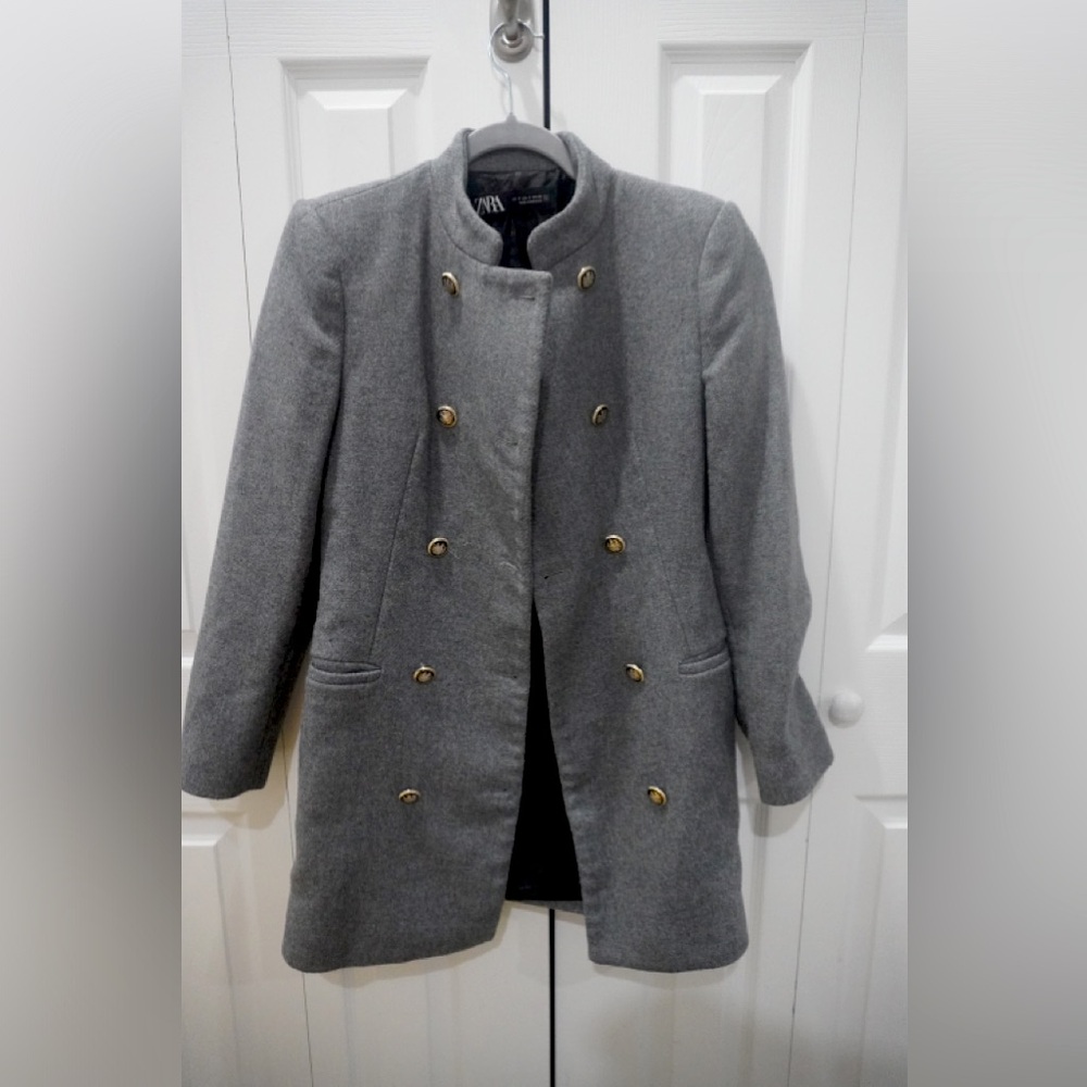 Zara Gray  Wool Coat